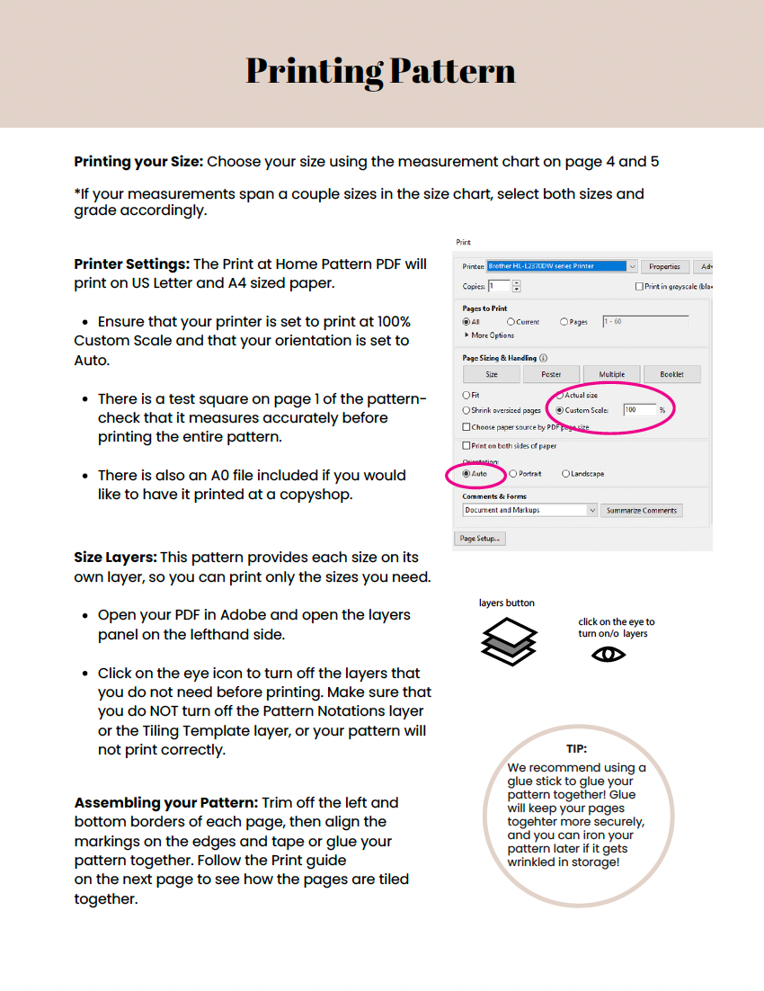 PDF Pattern: Raglan Sweatshirt & Pintuck Sweatpants (Sew Along Included)