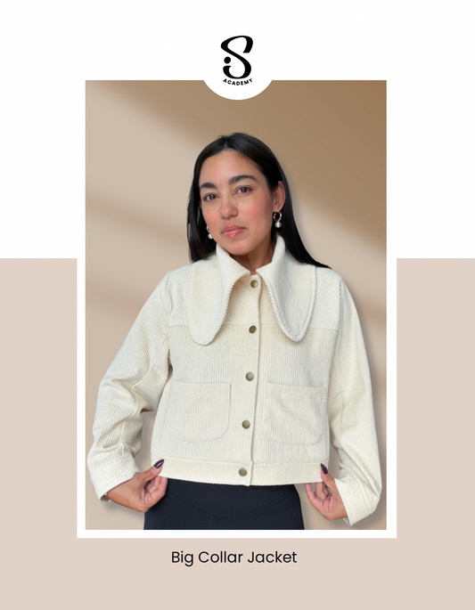 PDF Pattern: Big Collar Jacket (Sew Along Included)