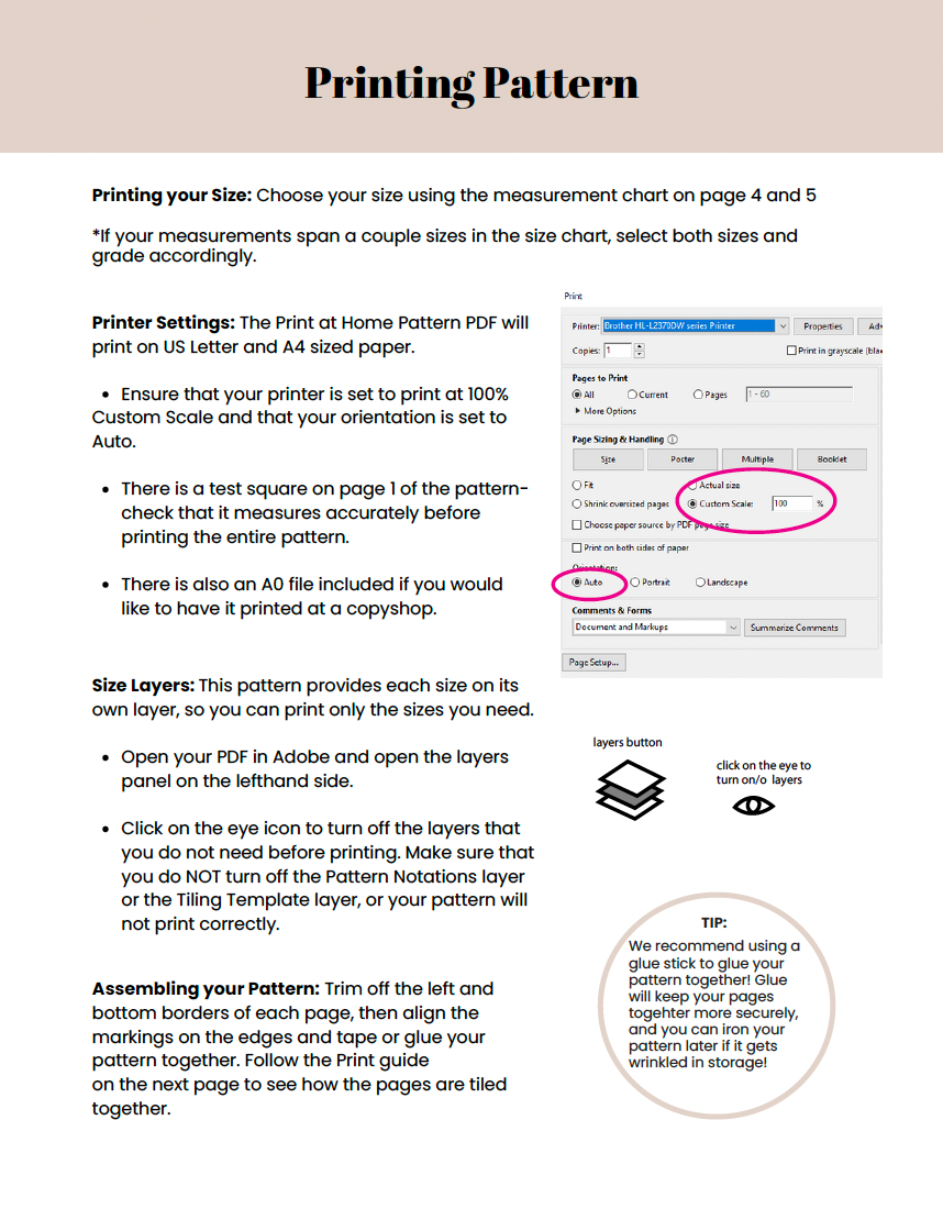 PDF Pattern: Fully Lined Vest (Sew Along Included)